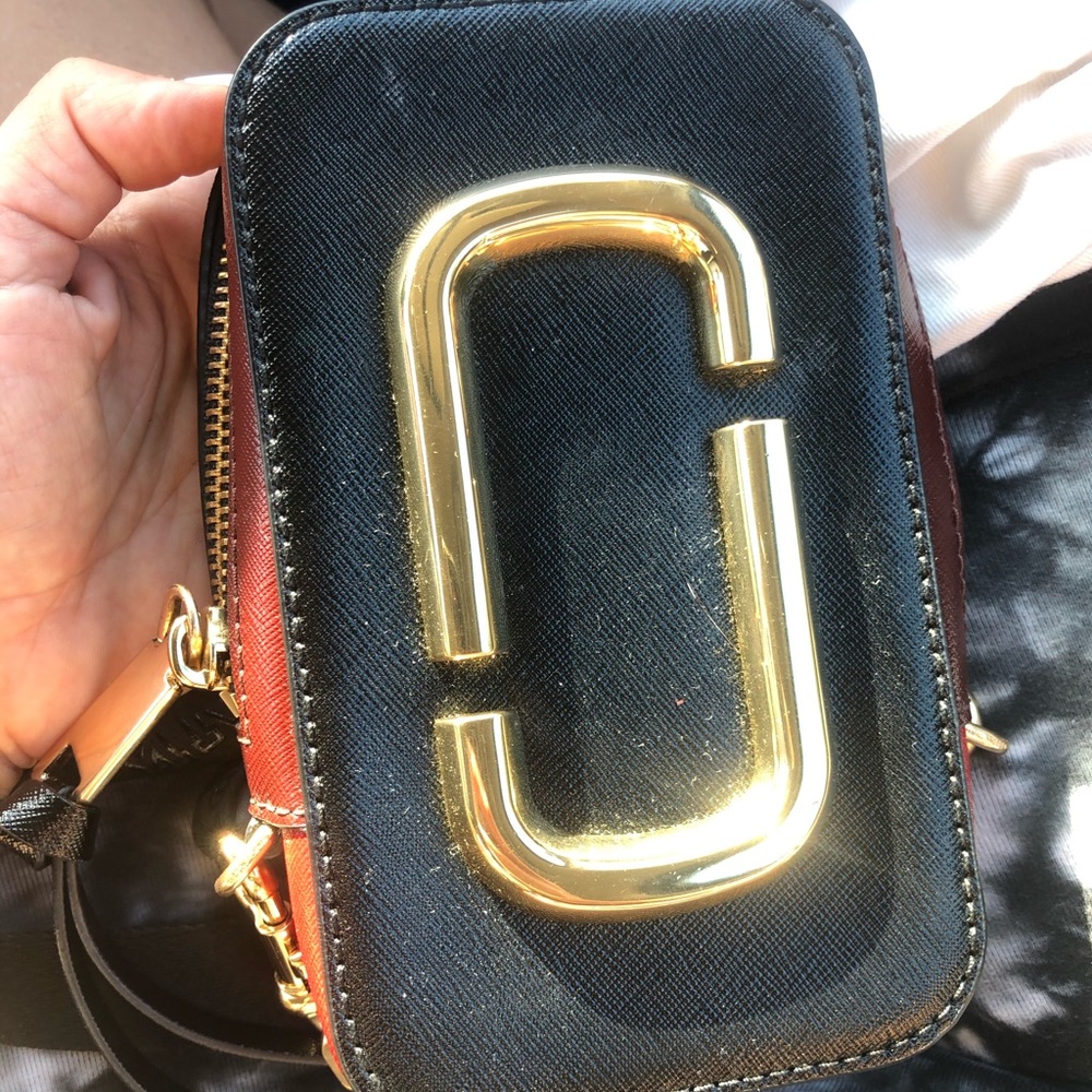 Marc Jacobs Hot Shot Staffiano Leather